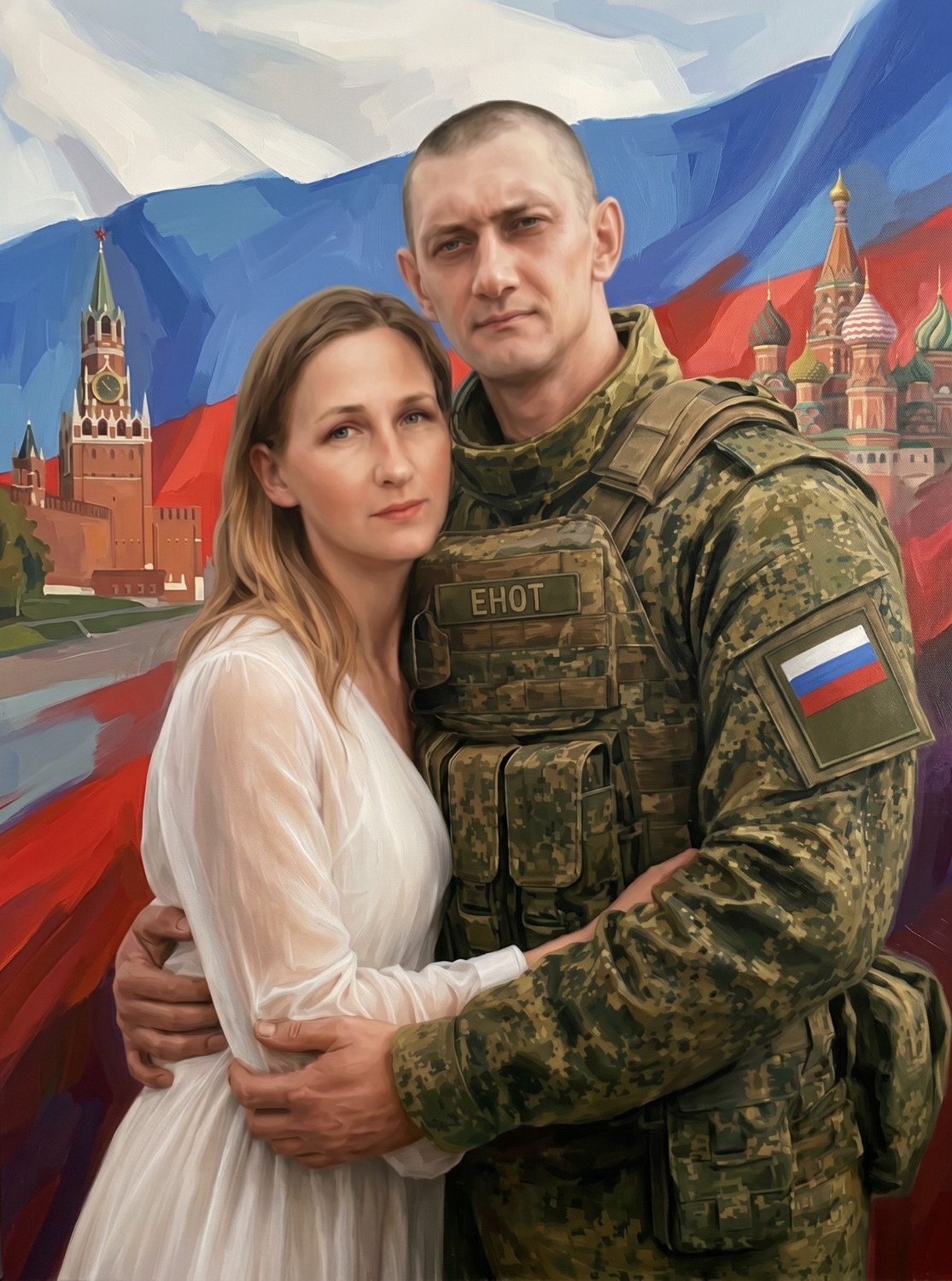 Парный портрет — работа Веры Масловой